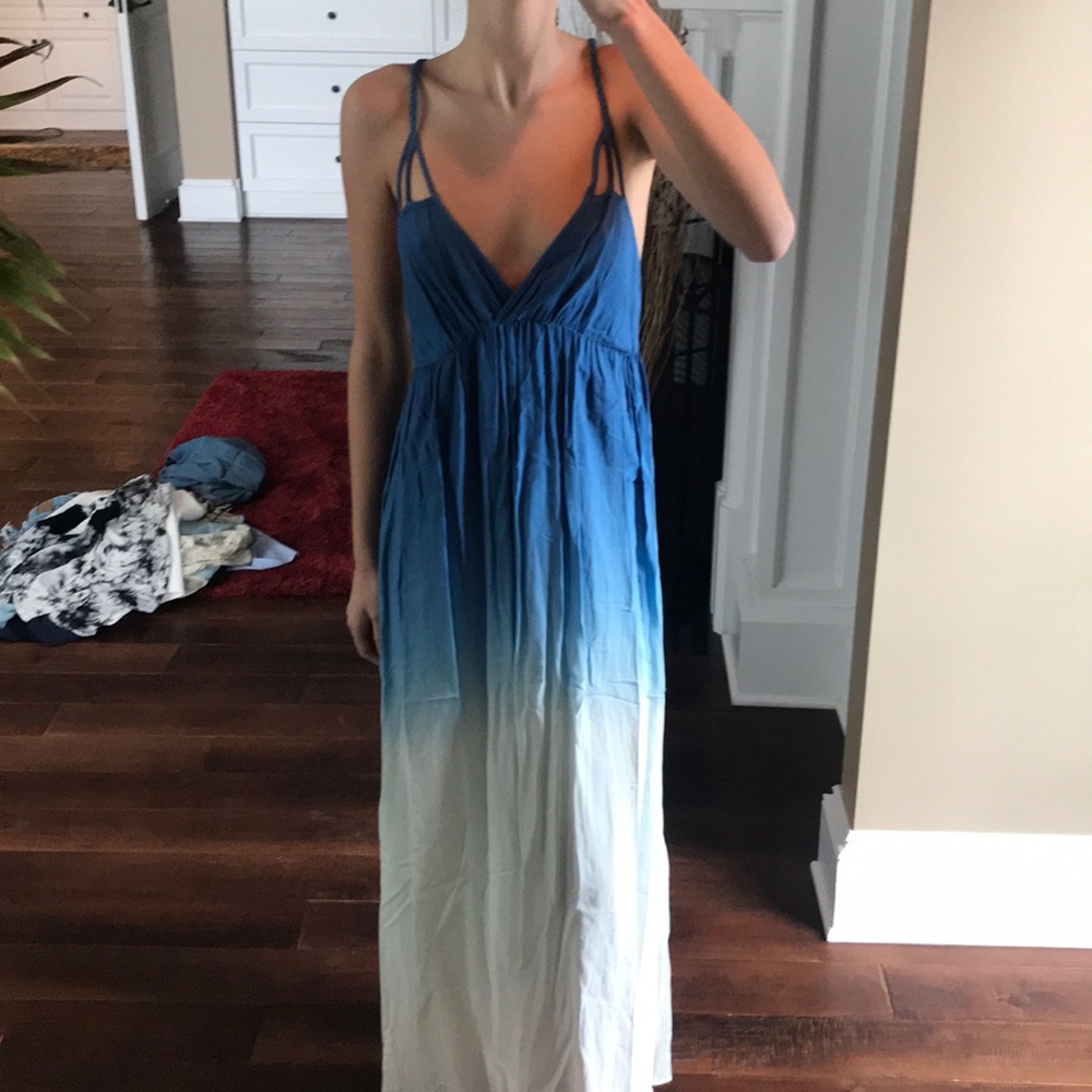 Ombré sundress with open back